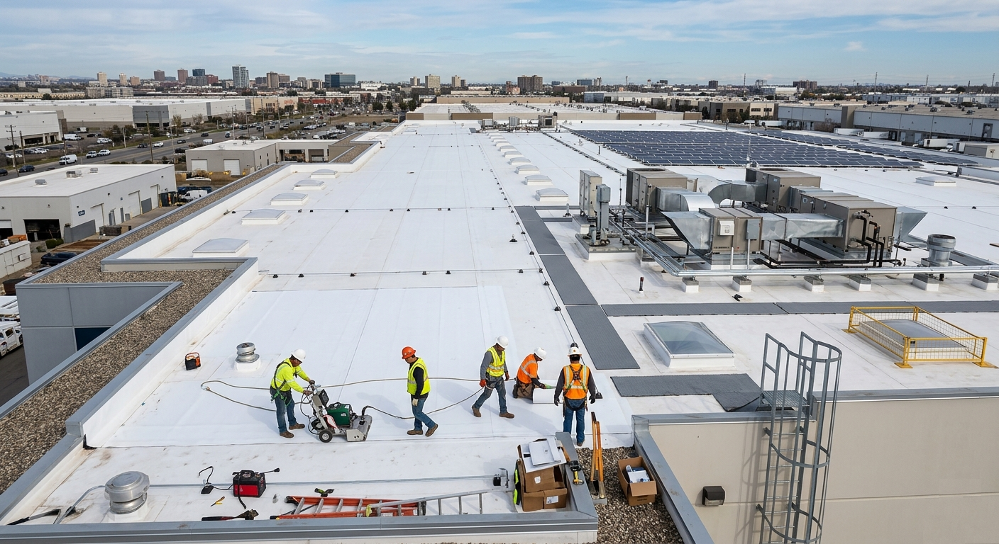 Commercial roofing contractor serving Philadelphia and surrounding counties